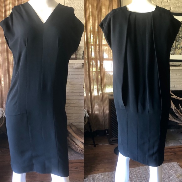 Miu Miu Dresses & Skirts - Miu Miu Classic Black Shift Tunic Dress SZ 38= 2